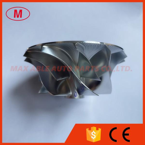 CT26 53.11/71.00mm 6+6 Blades Turbocharger aluminum 2618/milling/billet compressor wheel