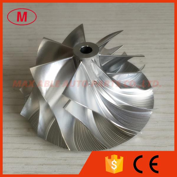 Buy GT3037 7+7 blades 57.04/76.13mm 452708-0001 high performance turbo billet compressor wheel at wholesale prices