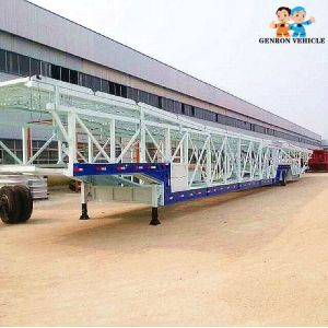 Hydraulic Transporter ISO9001 50000KG Double Decker Car Hauler