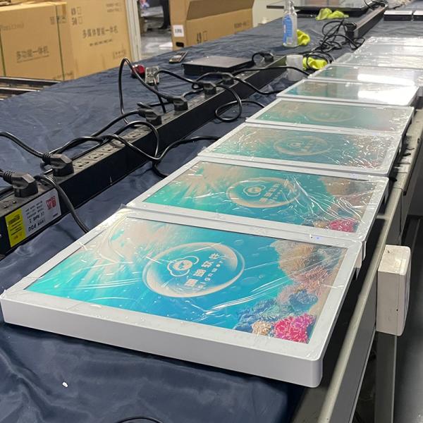 18.5 Inch 21.5 Inch Wall Mounted Elevator Advertising Display Signage