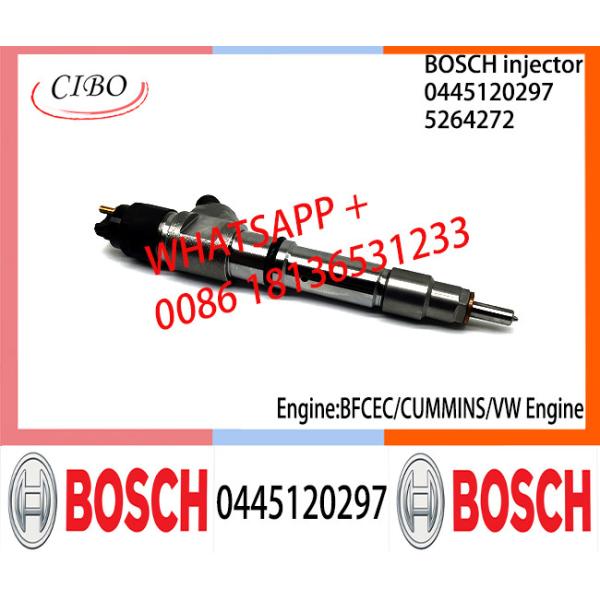 BOSCH 0445120297 Neutral Diesel Fuel Injector Assembly 0445120297 5264272 For BFCEC CUMMINS VW Engine