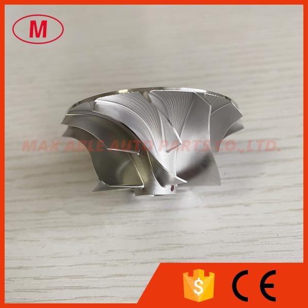 GT15-25 436322-0020 38.56/52.02mm 6+6 blades high performance Turbocharger milling/aluminum 2618/billet compressor wheel