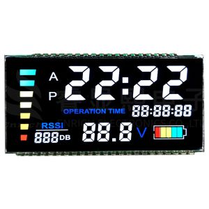 3 Inch Custom Segment Lcd Display Common Cathode Aluminum Alloy Frame