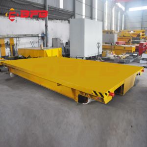 Plastic Mould Warehouse Battery Transfer Cart On Rails