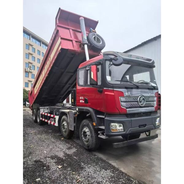 Used Dumper Truck For Mines Shacman Weichai 430hp Front Lifting 8*4 Drive Mode 12 Tyre Lhd 50tons Loading