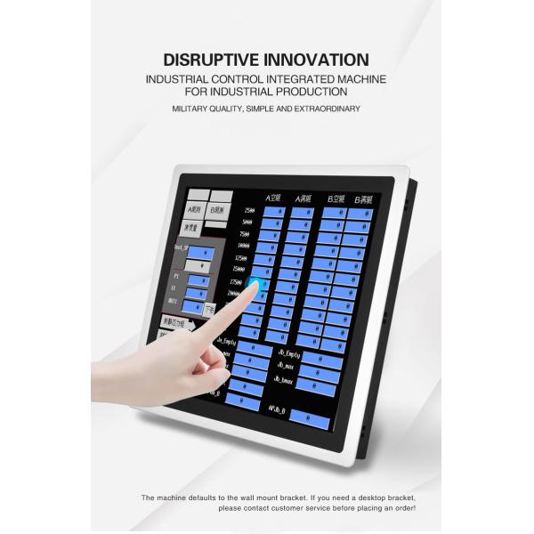12 Inch Hanging Digital Signage Fully Enclosed Dustproof Industrial Touch Tablet