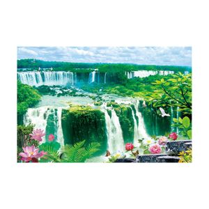 Large Size PET 3D Lenticular Printing Poster Of Waterfall Scenery Theme