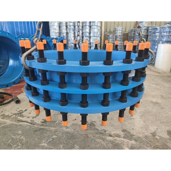 DN300 PN16 Full Tie Rod Carbon Steel Dismantling Joint With 8.8 Grade Black Bolts