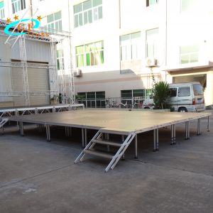 6061-T6 Aluminium Stage Platform For Concert With 2floors Stage Stairs
