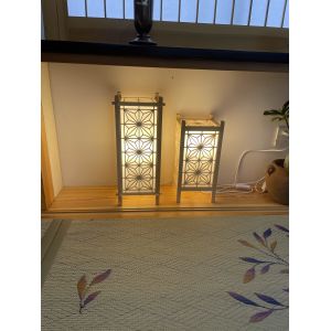 Living Room Wood Kumiko Craft Kumiko Wooden Lamp Simple Patterns