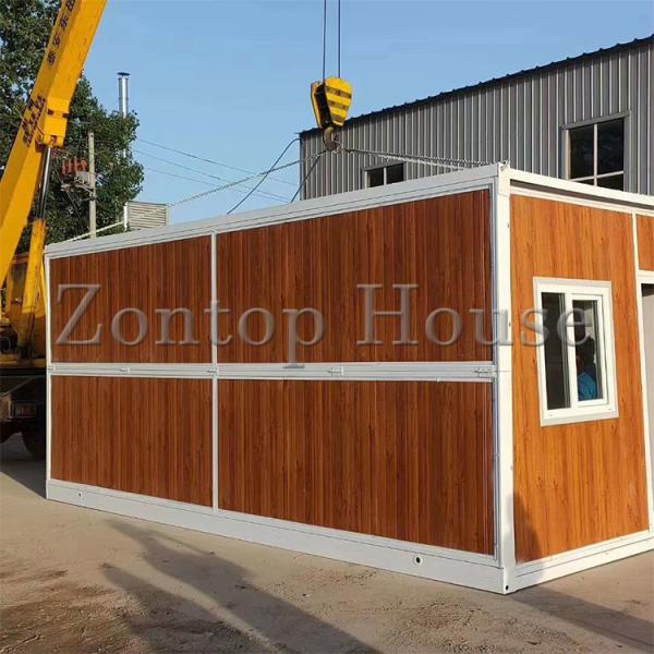 Mobile Morden Style Cheap 20 ft Prefabricated Folding Container House Foldable Container Office Camp for Sale
