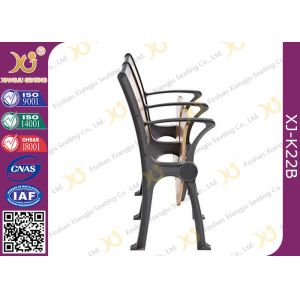 Wood Board Aluminum Alloy Frame College Classroom Tables And Chairs