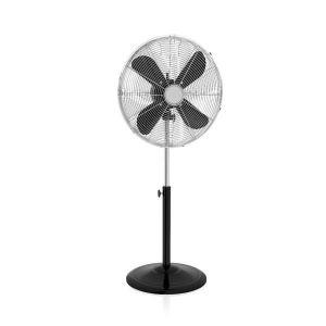 Quality 16" Oscillating Retro Standing Floor Fan On Pedestal Vintage Metal 45W for sale