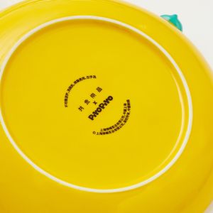 Cartoon Cute Ceramic Duckling Plate Companion Gift Eating Plate Children