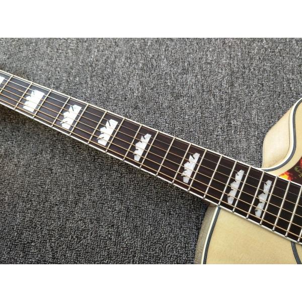 Factory Chibson style customization J200 Acoustic Guitar Cutaway Acoustic Classic Guitar with Pickup and Hardcase