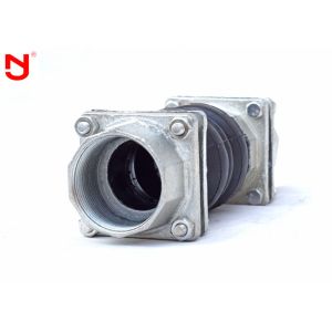 Flexible Threaded Expansion Joint , Double Bellows Expansion Joint Gas Pipe