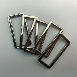 Silver Custom Metal Backpack Strap Adjuster Nickle Chrome Free