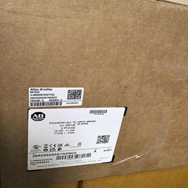 Allen Bradley 20AC022A0AYNANC0 high-performance variable frequency drive (VFD)