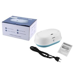 Quality SUS304 Inner Tank Ultrasonic Denture Bath 600ml Jewelry Cleaner Machine for sale