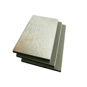 Fireproof Silver Brushed ACP Sheet with Untransparent Protective Film Competitiv