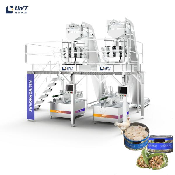 Buy Canned Chicken Multi-Head Scale Automatic Solid Filling Machine at wholesale prices