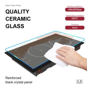Waterproof Two Burner Induction Stove Top Cooktop 5500W Touch Control