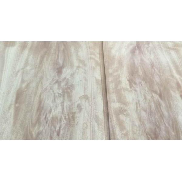 Natural Okoume Wood Veneer Specially Crotch Grain Slip Match Service For Hotel Decoration