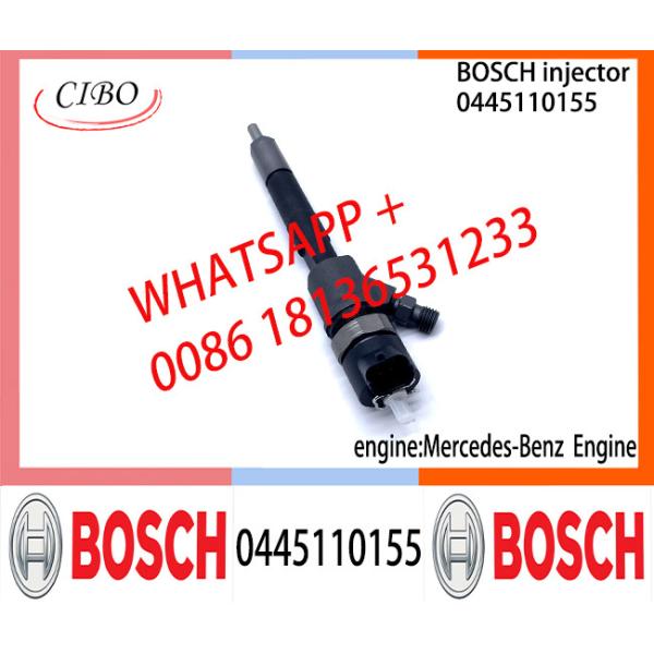 BOSCH injetor 0445110155 0445110156 Common Rail fuel Injector 0445110155 0986435135 for Mercedes-Benz 2.2CDi/2.7CDi/3.2C