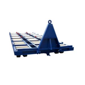 3800 Kg Airport Baggage Dollies , Ld3 Container Dolly Steel Tube 89 x 4 mm