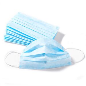 Antiviral Earloop Face Mask 3 Layers Filtration Protective Mouth Mask