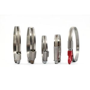 Perforated Band Hose Clamp Clips Parts Stainless Steel 12mm