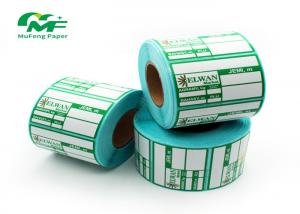 China Custom Eco Friendly Thermal Transfer Label Rolls Barcode For Clothes Jewelry Price Label on sale