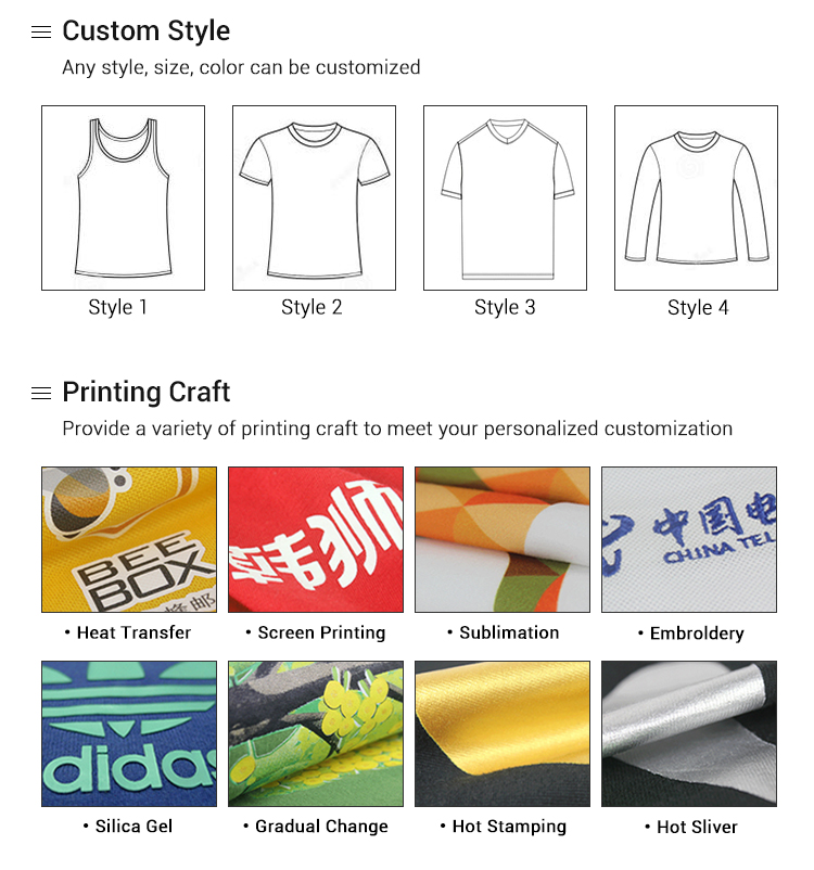 Men'S Polyester Sports Fitness Quick Drying T Shirt Custom Printing