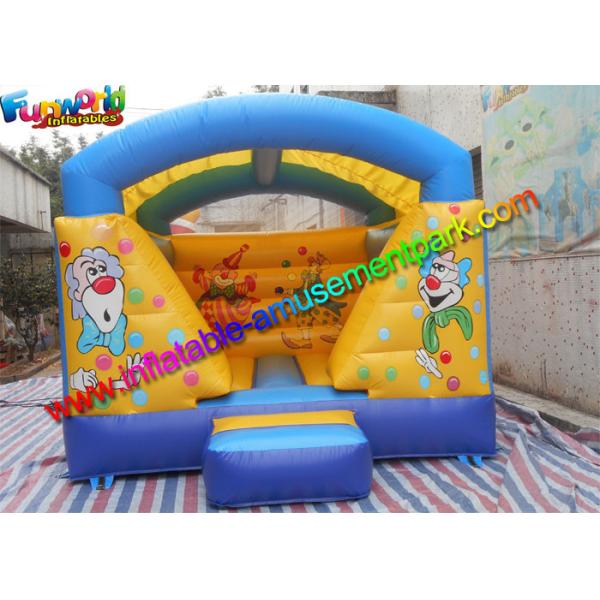 Garden Clown Balloon Inflatable Bounce House , PVC inflatable Jumping Castles