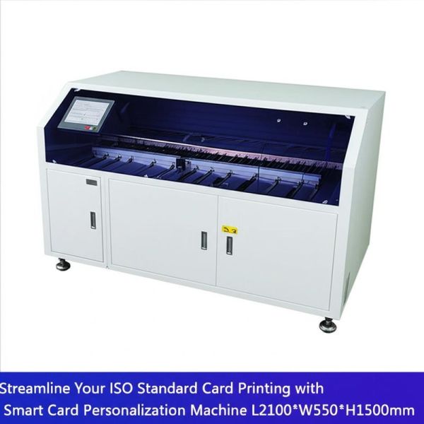 Buy High-Speed Smart Card Personalization Machine YRFC-DP-3000 with Compact Dimensions L1300mm*W550mm*H1500mm and AC 220V Power Supply at wholesale prices