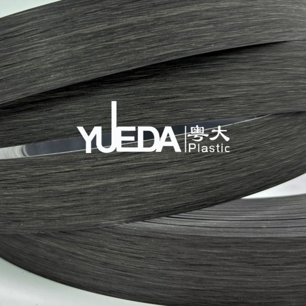 Matte Surface Dark Gray Wood Grain Edge Banding Edging Strip For Kitchen Cabinets M8771