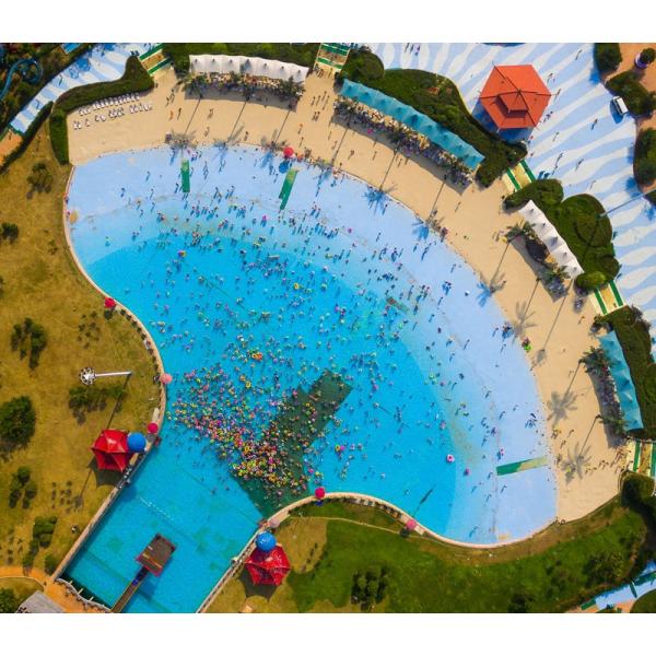 Custom Outdoor Water Playground Equipment Children Aqua Park With Splash Pads For Hotels And Resorts