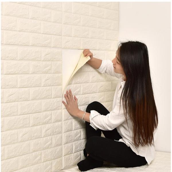 Entertainment 3D PE Foam Brick Self Adhesive Soft Wall Sticker Wallpaper for Kids Room Wall Coating