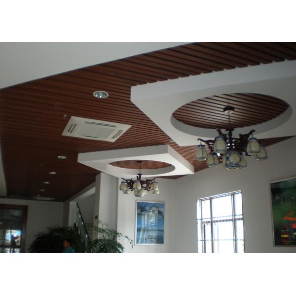 Buy Recyclable UPVC Wall Panels , Wood Plastic Composite Ceiling Tile at wholesale prices