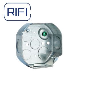 Metal Electrical Junction Box And Cover For Switch Box 1 1/2" Or 1 7/8" Or 2 1/8