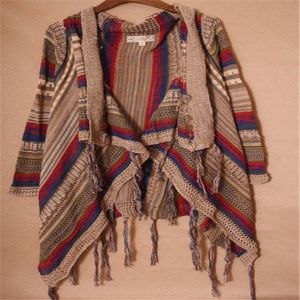 China Navy Marron Raw Womans Cool Cardigan 100% Acrylic In Stock on sale