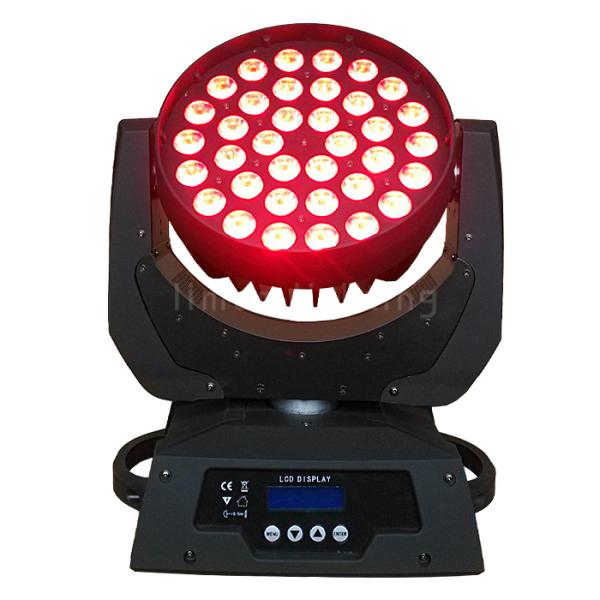 36x10w RGBW 4in1 LED Moving Head Wash Zoom DJ Disco Party Stage Light