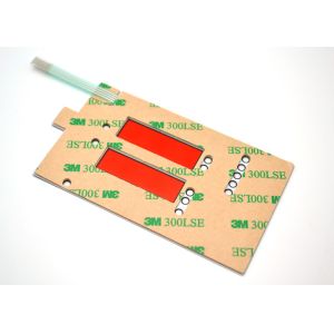 Flat Non Tactile Membrane Switch Keypad For Household Appliances 0.3mm Thick