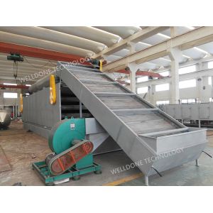 100kg/H Vegetable Dehydrator Hot Air Belt Dryer Machine