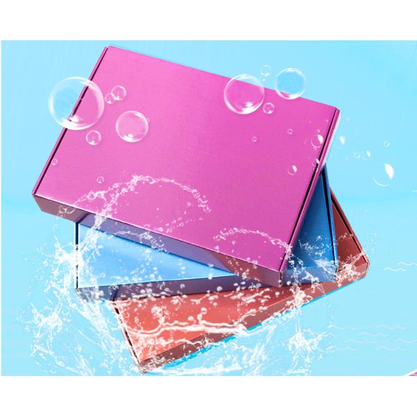 Custom Printing Folding Custom Corrugated Box With Waterproof Metal Film