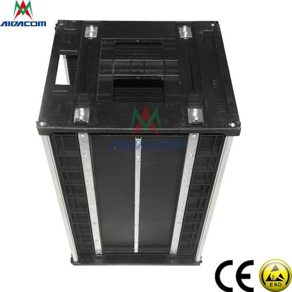 Adjustable Plastic Top Base 320*355*563mm ESD Magazine Rack