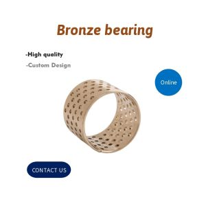 CuSn8, Cylindrical Wrapped Bronze Bearings