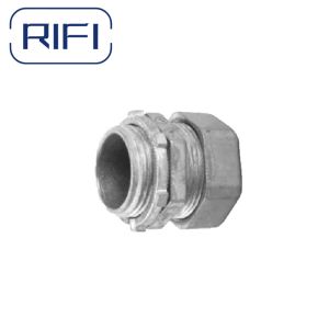 RIFI-EMT Compression Connector Zinc Used To Join EMT To EMT Or A Enclouse