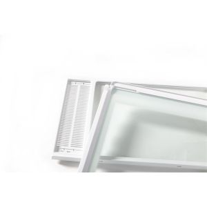 Adjustable Corrosion Resistance 4mm Fridge Glass Shelves