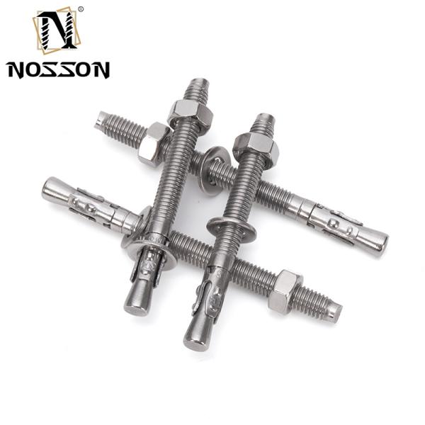 Metric Passivation Finish Stainless Steel Through Bolt Expansion Anchor for Strong and Durable Fastening